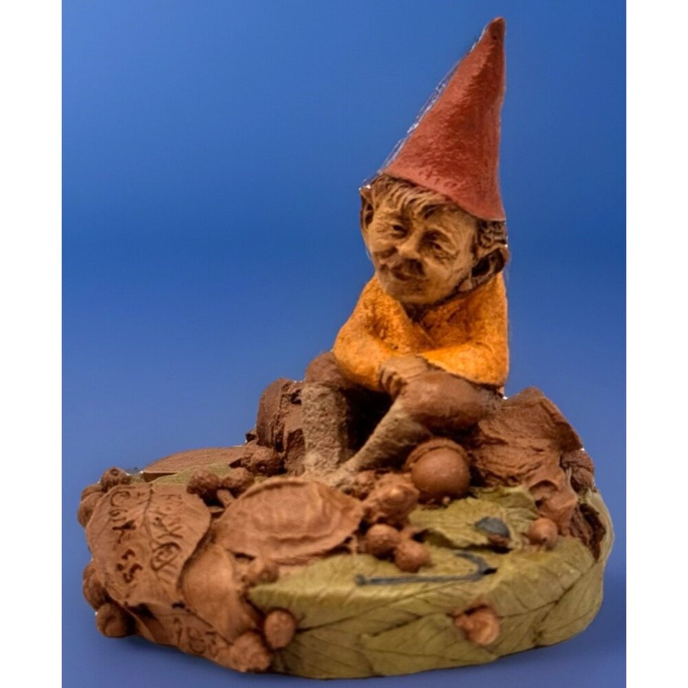 Tom Clark Gnome FREDDY Figurine #55 Turtle Fisherman Fred Astaire w/COA 1983 Vtg